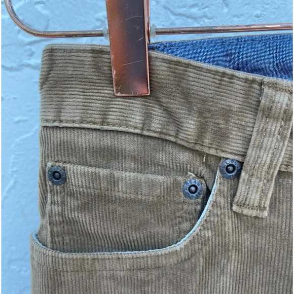 LL Bean Mens Standard Fit Vintage Style Corduroy Pants Brown Sz Medium - Picture 10 of 12